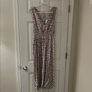 Floral Sleeveless Maxi Dress